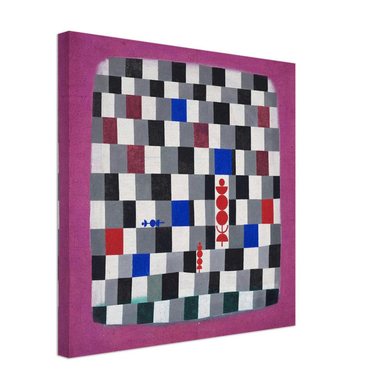 Paul Klee Super chess abstract painting.