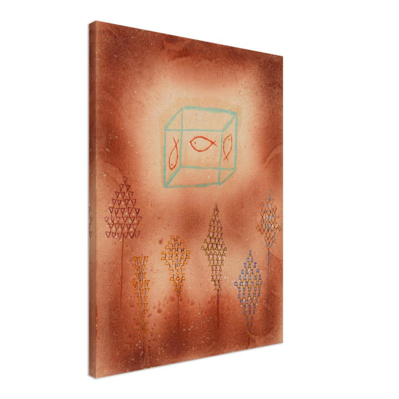 Paul Klee Aquarium im Garten ( Aquarium in garden) abstract painting.