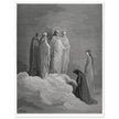 The Divine Comedy by Gustave Dore illustration. Paradise. The Heaven of the fixed stars.