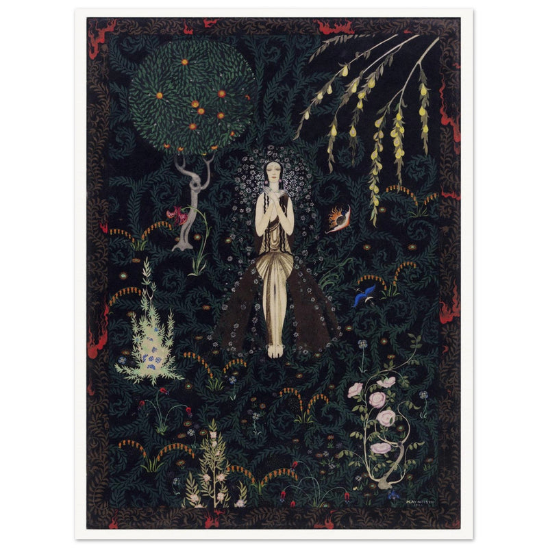 Kay Nielsen and his illustration Flowers and Flames 1921 .