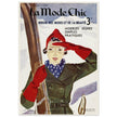 La Mode Chic old vintage fashion magazine cover from the 30s. January 1936.