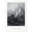 Gustave Dore illustration of King Arthur legend . Camelot . From the book Idylls of the King by Alfred Tennyson.