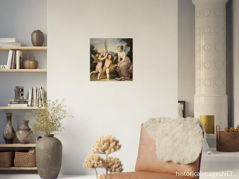 Eros and Anteros with Psyche Looking at Them. Johannes Riepenhausen .