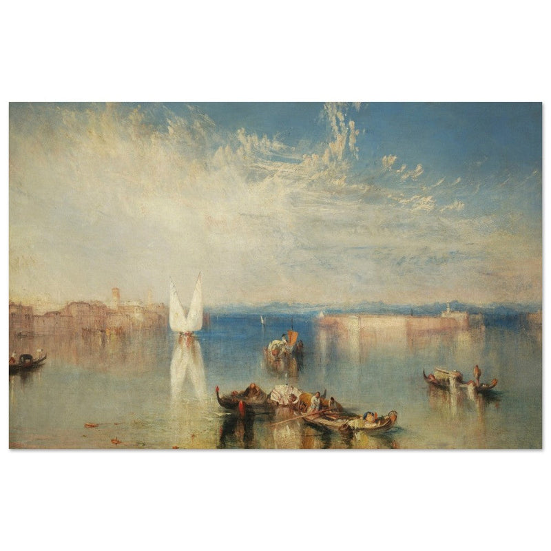 The Campo Santo Venice Italy antique painting by Joseph Mallord William Turner.
