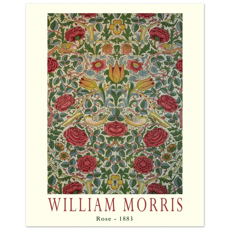 William Morris Rose 1883.
