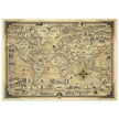 Pictorial Map of the World Wonders  by Ernest Dudley Chase.