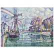 Paul Signac Quimper Quai de l'Odet, Quimper Odet Embankment painting