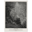 Gustave Dore The Bible engraving print . Jacob's dream.