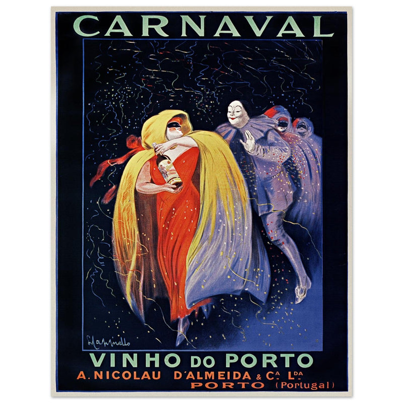 Carnaval Vinho do Porto ( Porto wine) vintage advertising 1911 by Leonetto Cappiello.