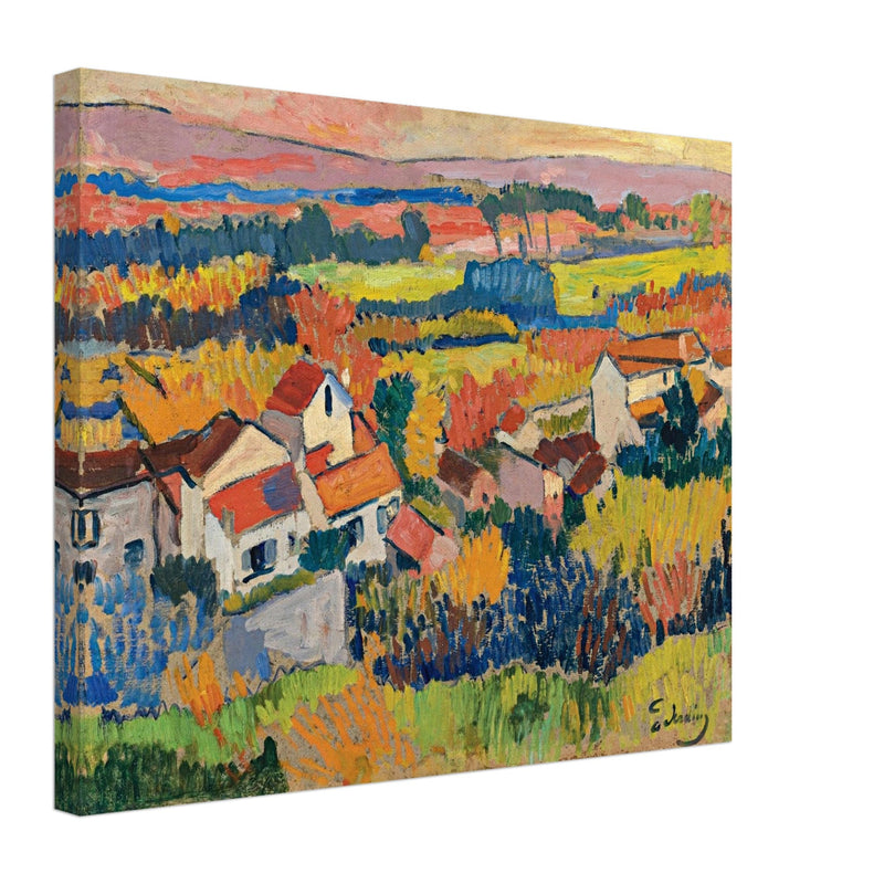 Andre Derain Painting Landscape in the surroundings of Chatou (Paysage aux environs de Chatou)