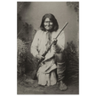 Geronimo Apache leader.  Portrait of native american indian.