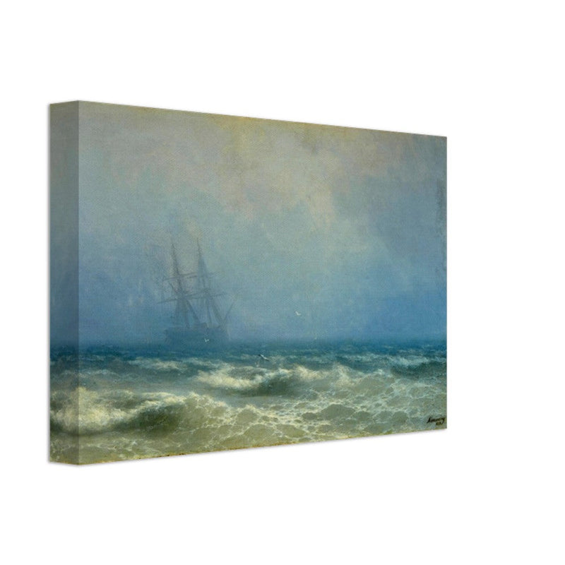 Fog over the Sea by Ivan Aivazovsky 1884.