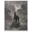 Don Quixote riding with Sancho Panza illustration by Gustave Dore.