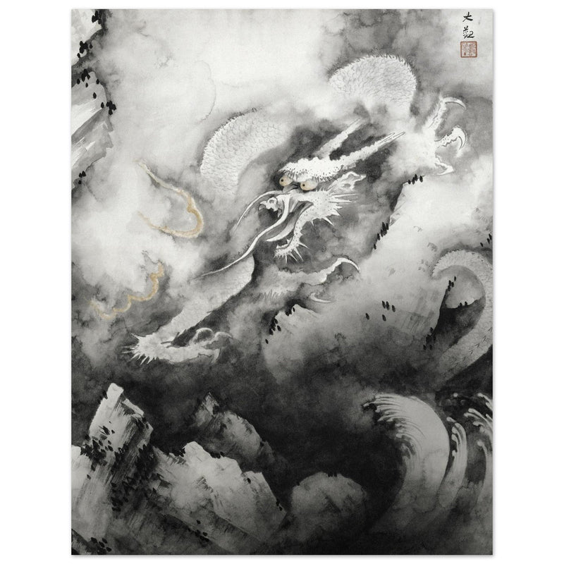 Dragon and Clouds painting by Yokoyama Taikan