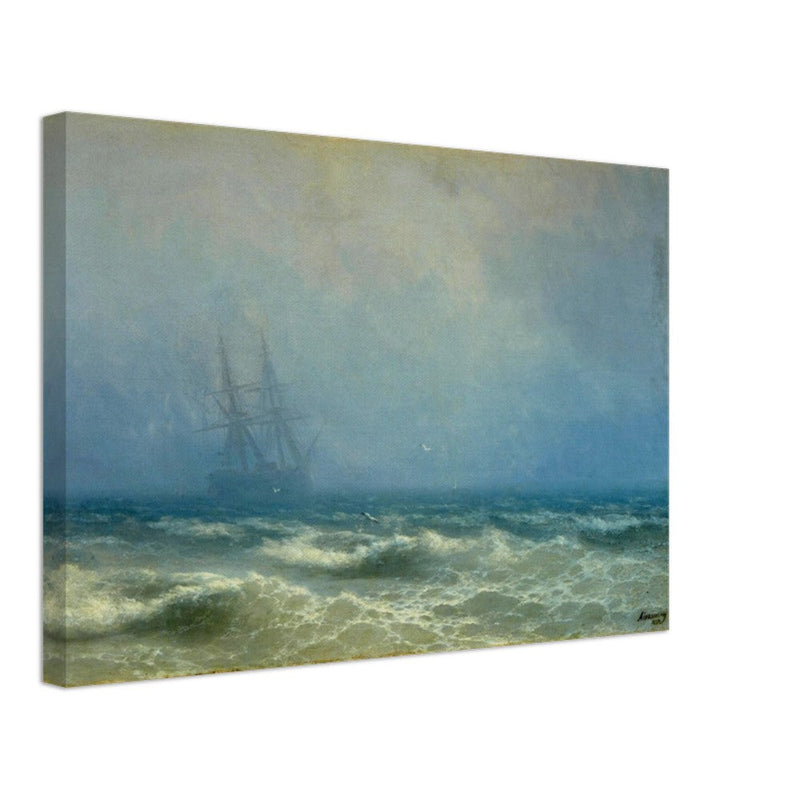 Fog over the Sea by Ivan Aivazovsky 1884.