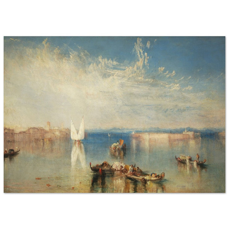The Campo Santo Venice Italy antique painting by Joseph Mallord William Turner.