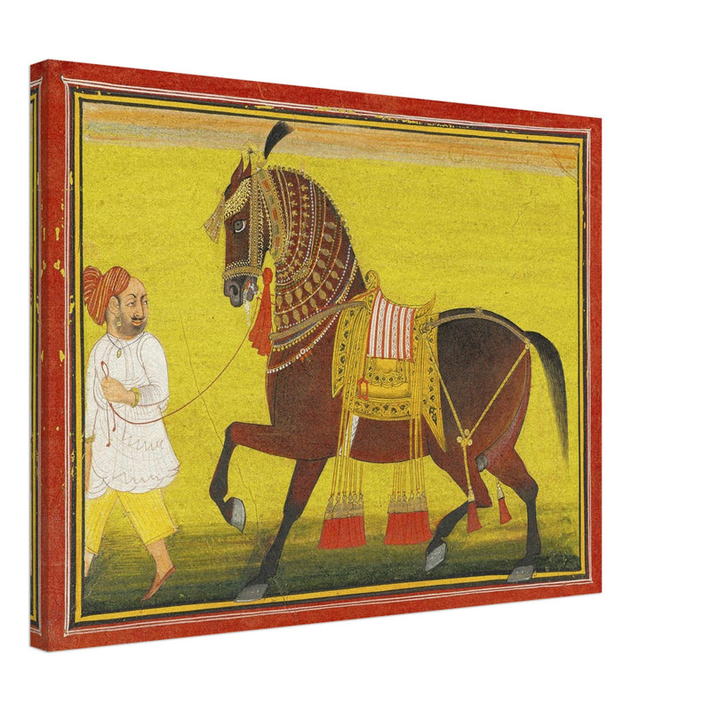 A Horse and a Groom attributed to Bagta Devgarh