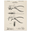 Vintage Adjustable Nut Cracker patent by William H. Edwards.