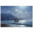 Ivan Aivazovsky  painting Off the coast near Yalta by moonlight