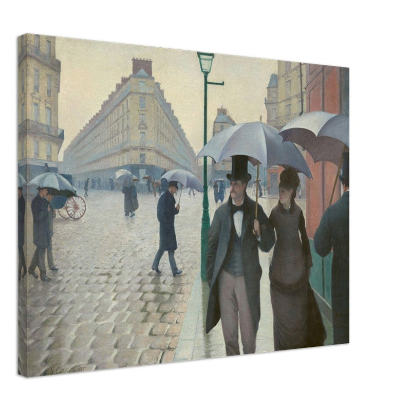 Paris Street Rainy Day by Gustave Caillebotte 1877.