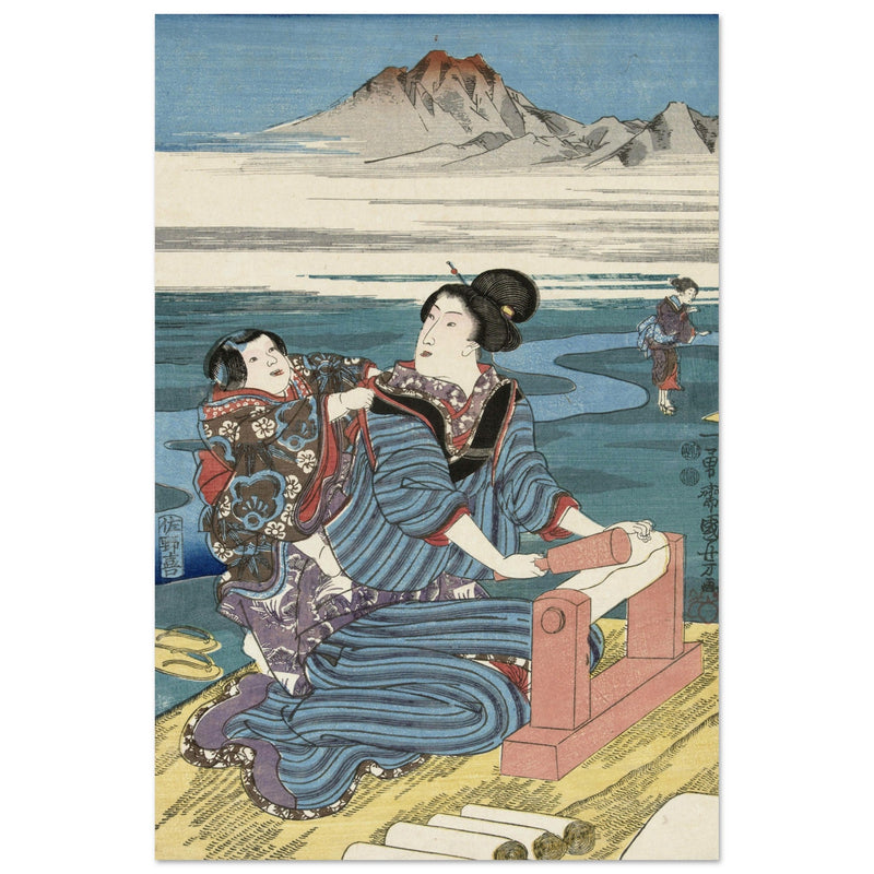 The Toi Tama River in Settsu Province by Utagawa Kuniyoshi,