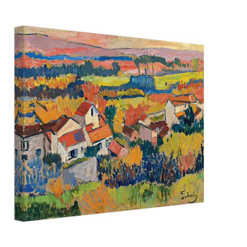 Andre Derain Painting Landscape in the surroundings of Chatou (Paysage aux environs de Chatou)