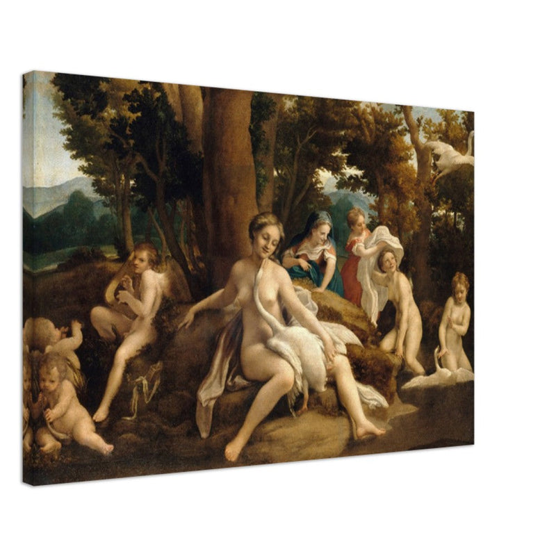 Leda and the Swan by Antonio da Correggio ca. 1532.
