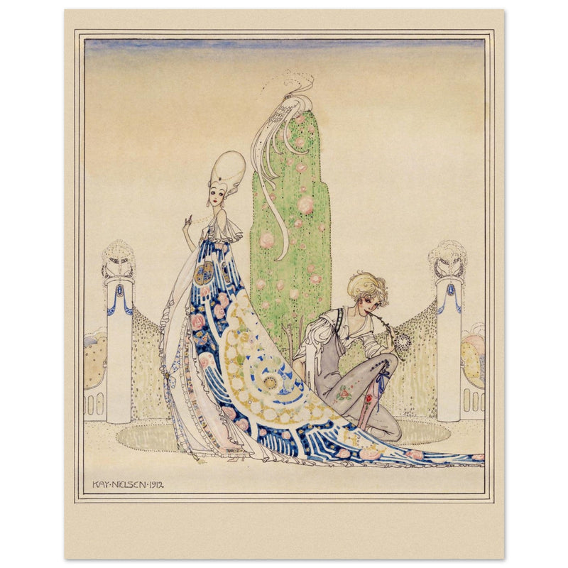Kay Nielsen and his illustration The Twelve Dancing Princesses.