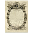 Declaration of Independence of America manuscript. 1819 by John Binns.