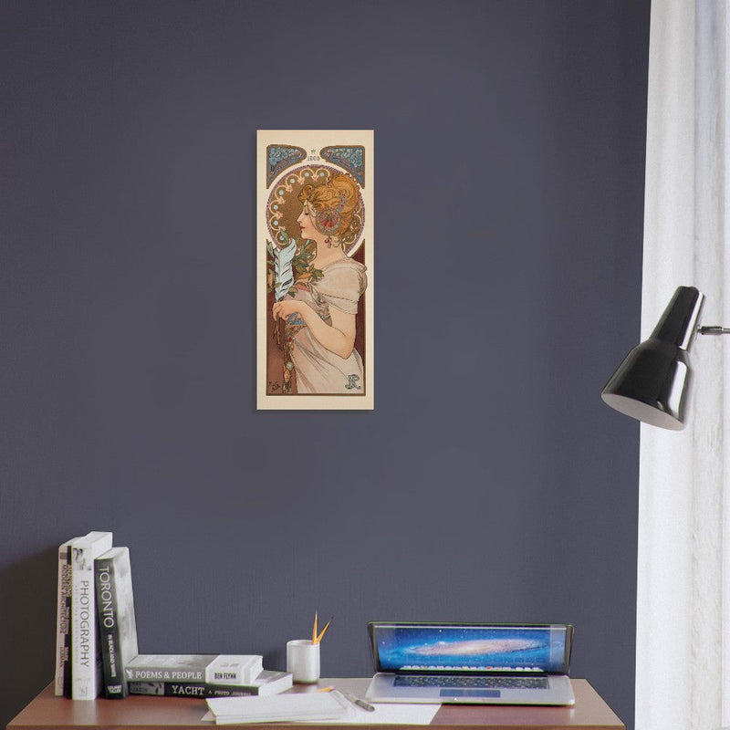 Art Nouveau Alphonse Mucha painting.