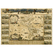 Ancient map of America XVII century by Nicolaes Visscher.