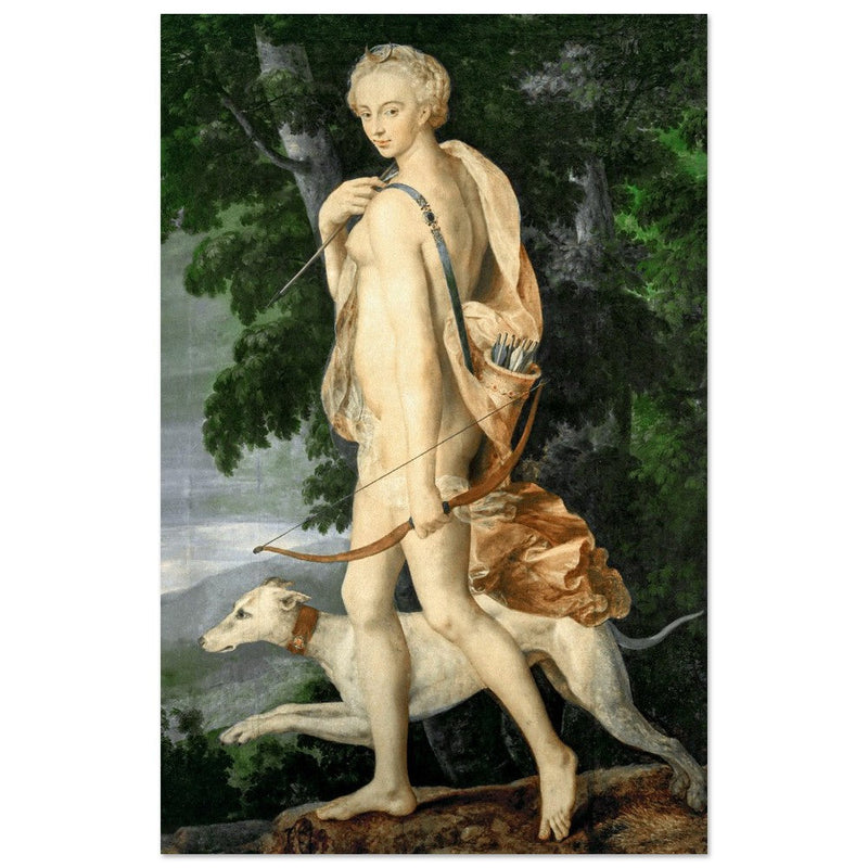 Diana the Huntress attributed to Luca Penni.