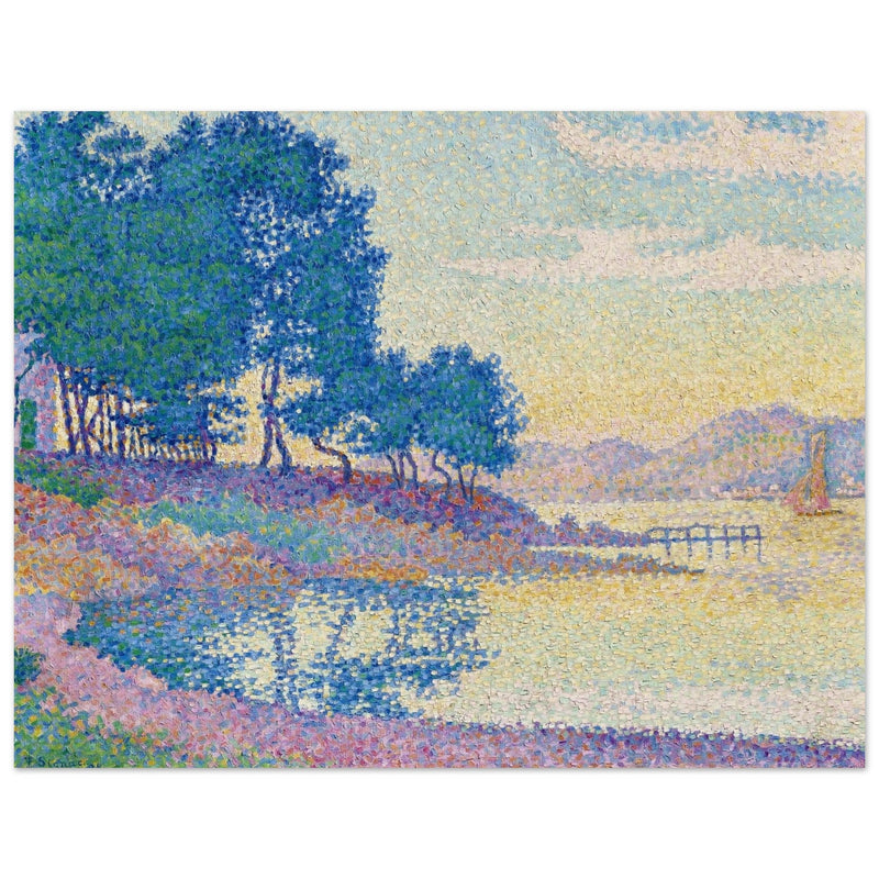Paul Signac Calanque des Canoubiers Pointe de Bamer, Saint-Tropez painting