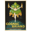 Cognac Briand vintage advertising poster  created in 1925 by M. Stephane.