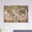 1594 World map Orbis Terrarum Typus de Integro Multis in Locis Emendatus by Petrus Plancius