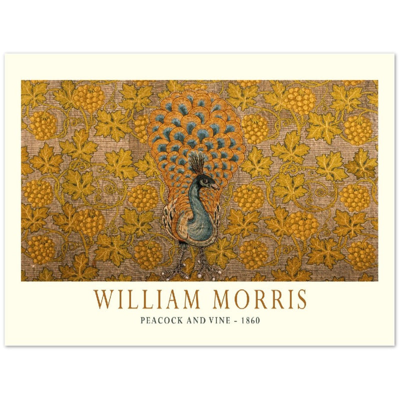 William Morris Peacock and Vine 1860 .