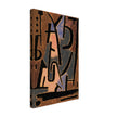 Paul Klee Bedrohliche Zeichen ( Threatening signs ). Abstract painting.  artwork. Wallart