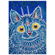 Cat Gouache by Louis Wain.