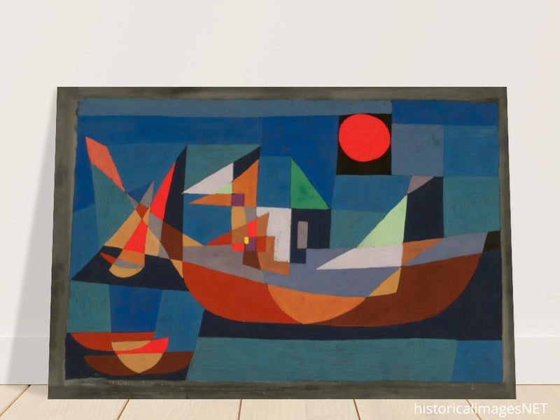 Paul Klee Ruehende Schiffe ( Resting ships )
