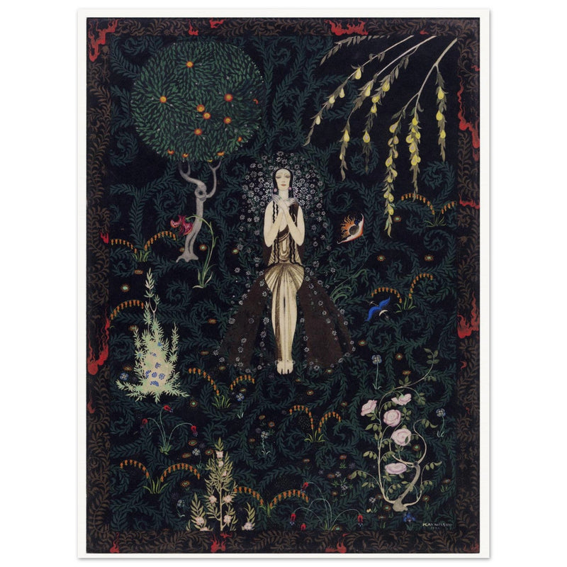 Kay Nielsen and his illustration Flowers and Flames 1921 .