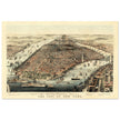 Aerial view of the city of New York by Nathaniel Currier and James Merritt Ives