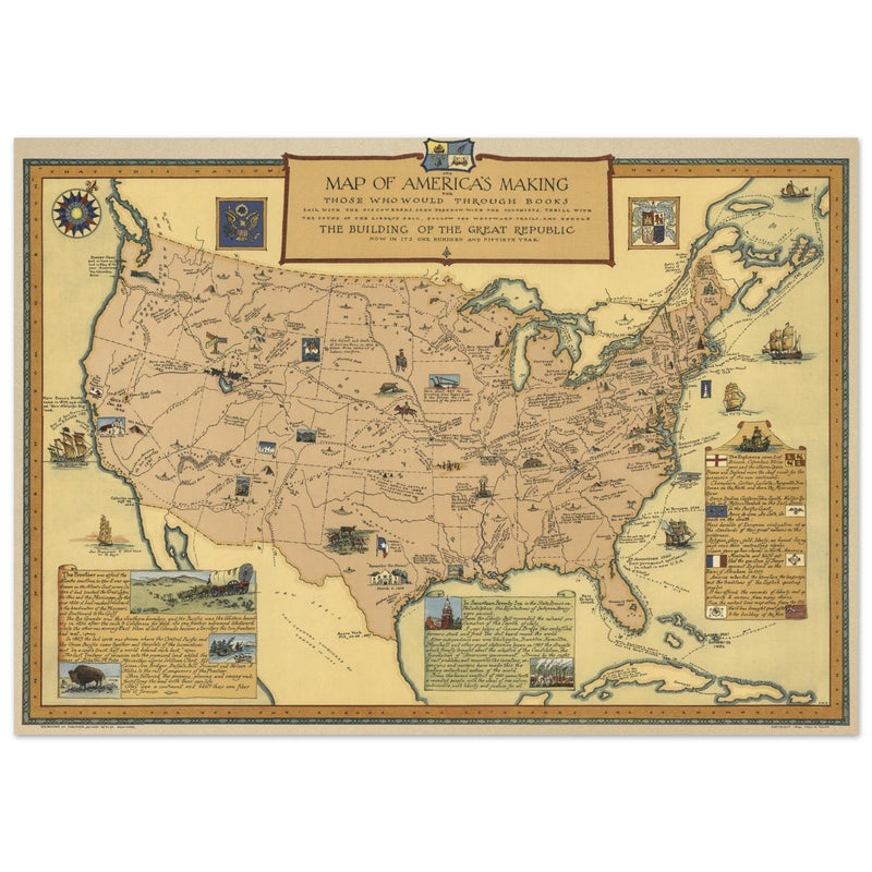 The Map of America’s Making by Paul Mayo Paine.