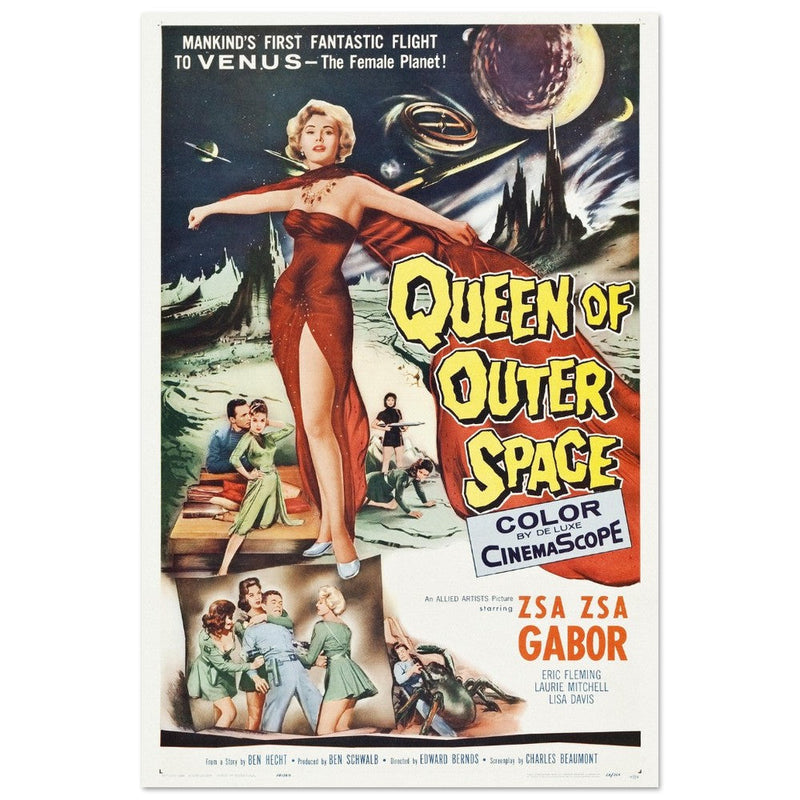 Queen of Outer Space movie poster.