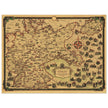 A Pictorial old ancient map of Germany by Ernest Dudley Chase.
