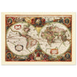 Ancient old world map by Hendrik Hondius