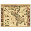 Old map of America. Americae Nova Tabula by Willem Blaeu