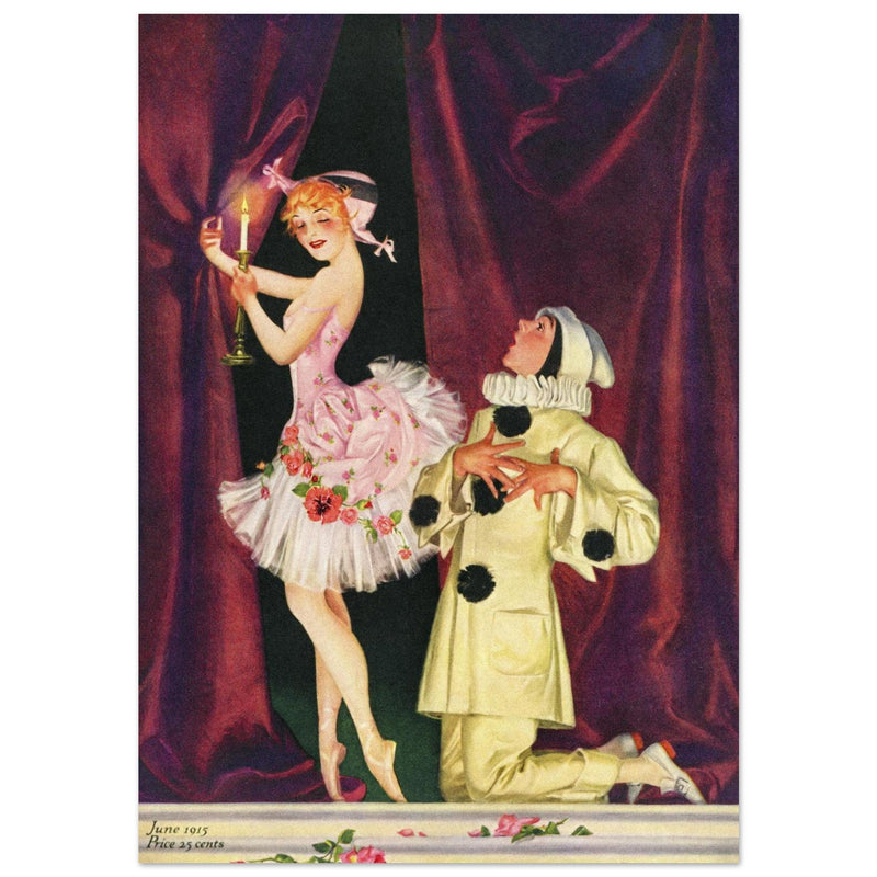 Frank Xavier Leyendecker vintage illustration for famous magazine cover.