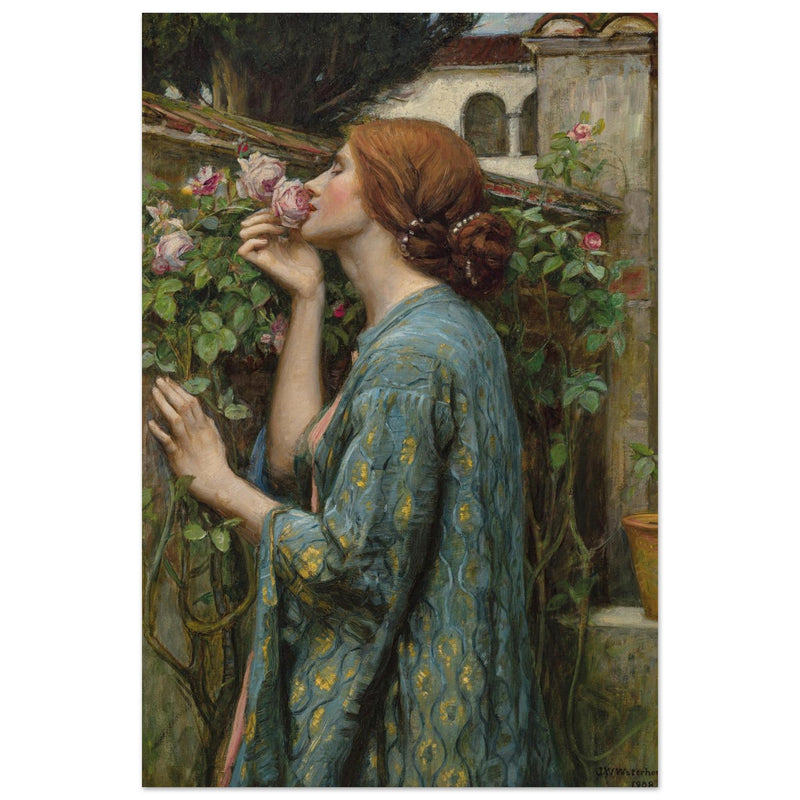 John William Waterhouse painting The Soul of the Rose