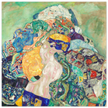 Gustav Klimt Baby cradle painting.