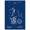 Carbureter vintage patent illustration by John Ford.